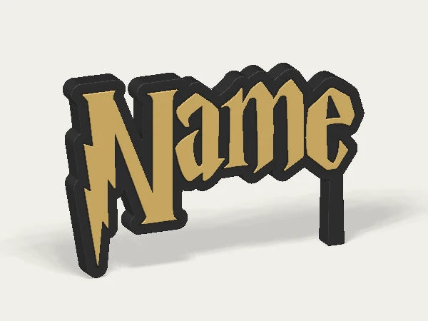 Harry Potter Custom Logo Display Sign — example personalised design