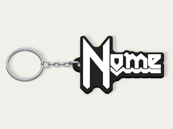 Portachiavi personalizzato Judas Priest — design personalizzato di esempio