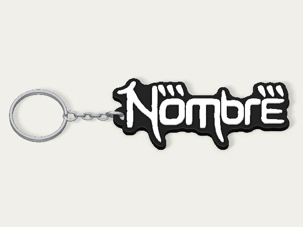 Llavero personalizado Jujutsu Kaisen — diseño personalizado de ejemplo
