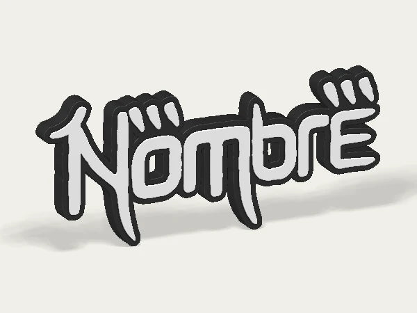 Letrero personalizado Jujutsu Kaisen — diseño personalizado de ejemplo