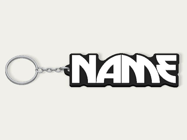 KISS Custom Keychain — example personalised design