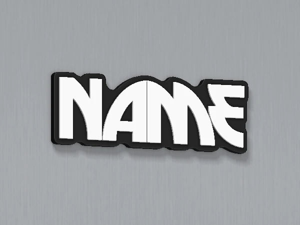 KISS Custom Name Magnet — example personalised design