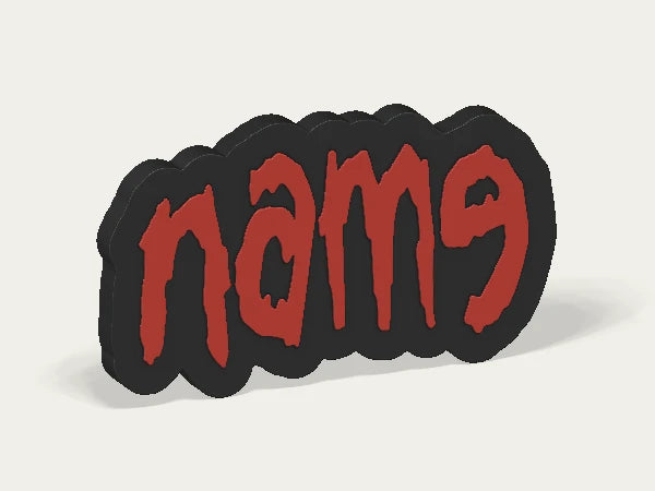 Korn Custom Logo Display Sign — example personalised design