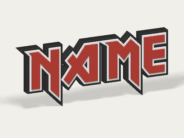 Iron Maiden Custom Logo Display Sign — example personalised design