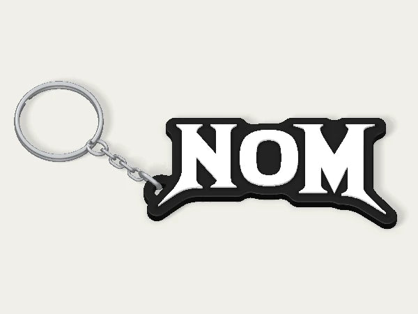 Porte-clés personnalisé Megadeth — design personnalisé en exemple