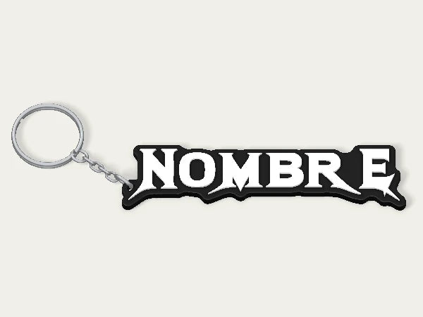 Llavero personalizado Megadeth — diseño personalizado de ejemplo