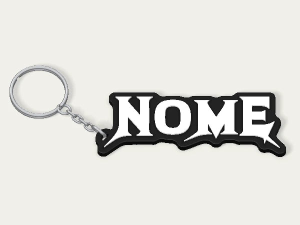 Porta-chaves personalizado Megadeth — design personalizado de exemplo