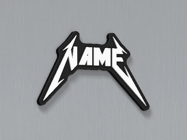 Metallica Custom Name Magnet — example personalised design
