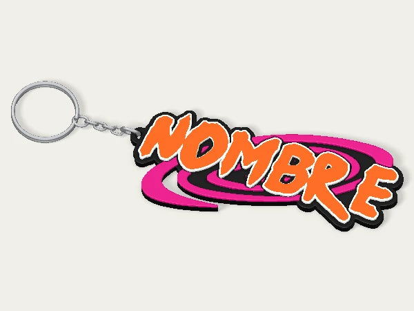 Llavero personalizado Naruto — diseño personalizado de ejemplo