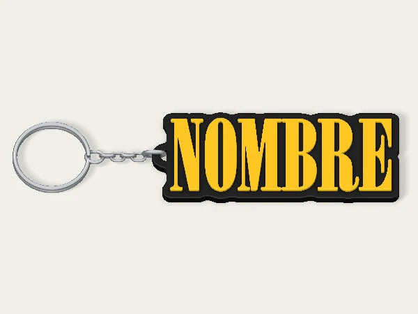 Llavero personalizado Nirvana — diseño personalizado de ejemplo