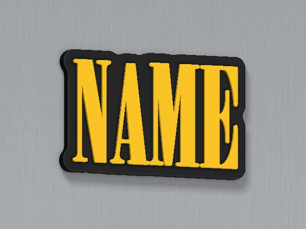 Nirvana Custom Name Magnet — example personalised design