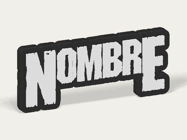 Letrero personalizado Pantera — diseño personalizado de ejemplo