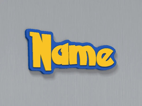 Pokemon Custom Name Magnet — example personalised design