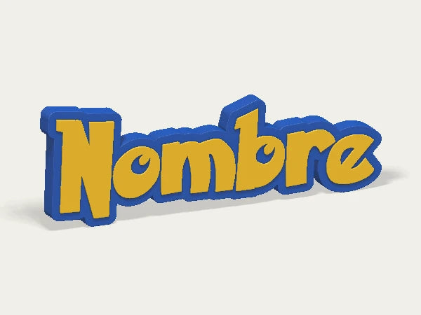 Letrero personalizado Pokemon — example personalised design