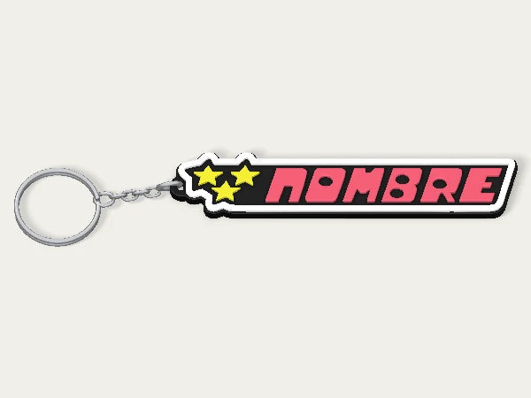 Llavero personalizado Powerpuff Girls — diseño personalizado de ejemplo