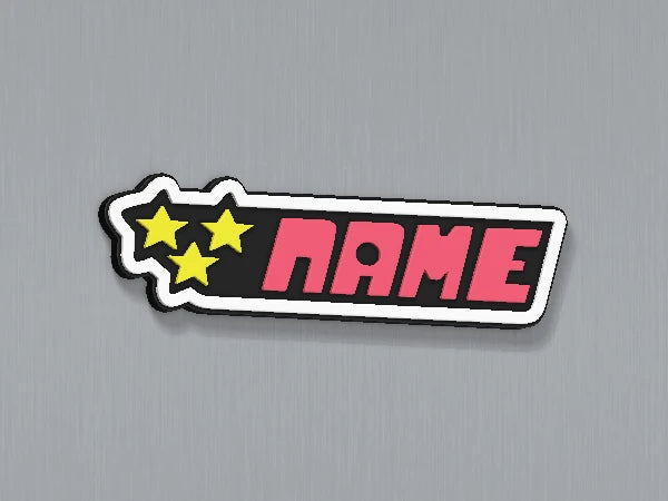 Powerpuff Girls Custom Name Magnet — example personalised design