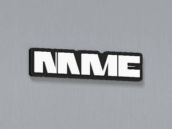 Rammstein Custom Name Magnet — example personalised design