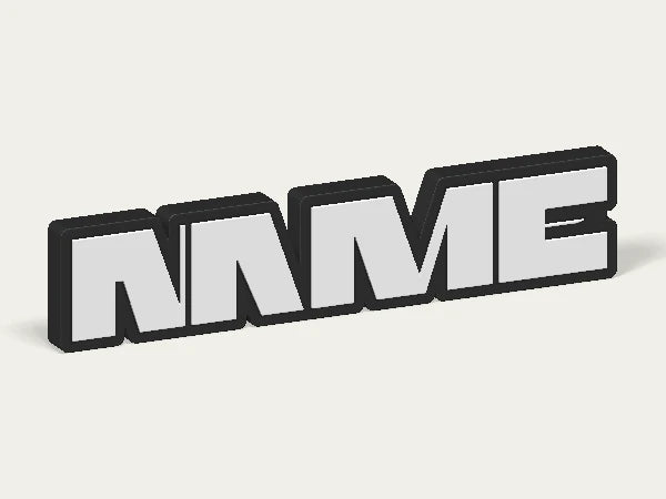 Rammstein Custom Logo Display Sign — example personalised design