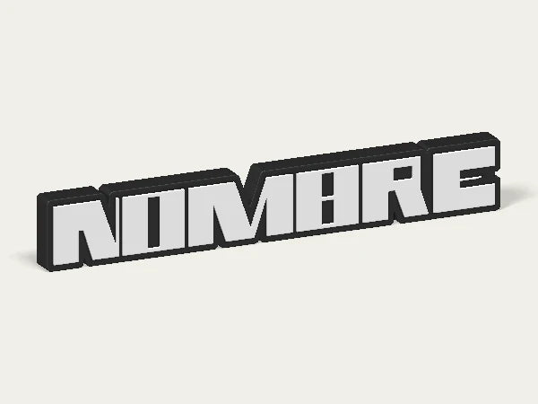 Letrero personalizado Rammstein — diseño personalizado de ejemplo
