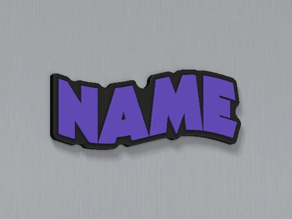 Black Sabbath Custom Name Magnet — example personalised design