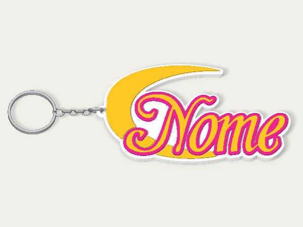 Portachiavi personalizzato Sailor Moon — design personalizzato di esempio