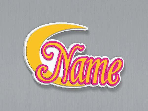 Sailor Moon Custom Name Magnet — example personalised design