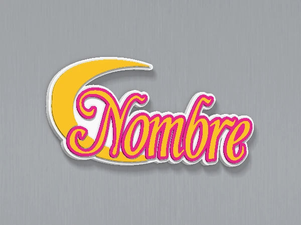 Imán personalizado Sailor Moon — diseño personalizado de ejemplo