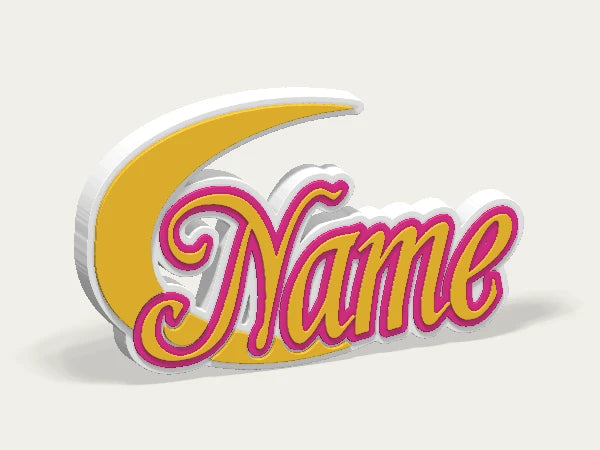 Sailor Moon Custom Logo Display Sign — example personalised design