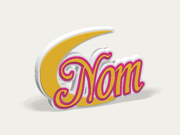 Plaque personnalisée Sailor Moon — design personnalisé en exemple