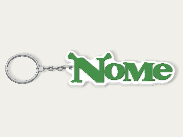 Portachiavi personalizzato Shrek — design personalizzato di esempio