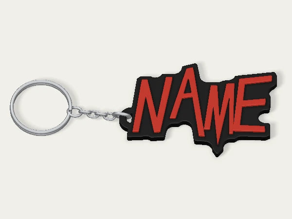 Slayer Custom Keychain — example personalised design