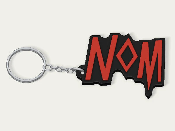 Porte-clés personnalisé Slayer — design personnalisé en exemple