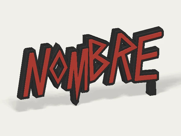 Letrero personalizado Slayer — diseño personalizado de ejemplo