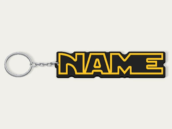 Star Wars Custom Keychain — example personalised design