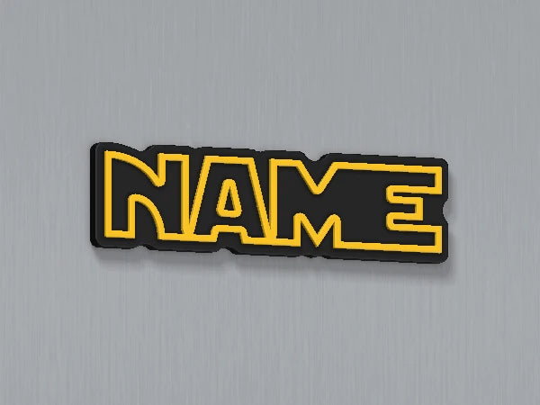 Star Wars Custom Name Magnet — example personalised design