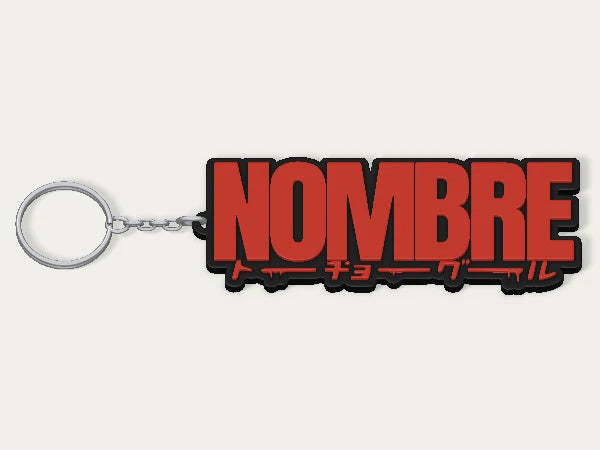 Llavero personalizado Tokyo Ghoul — diseño personalizado de ejemplo