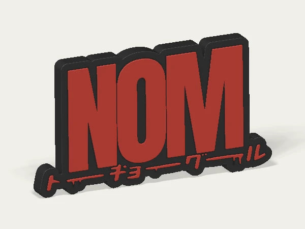 Plaque personnalisée Tokyo Ghoul — design personnalisé en exemple