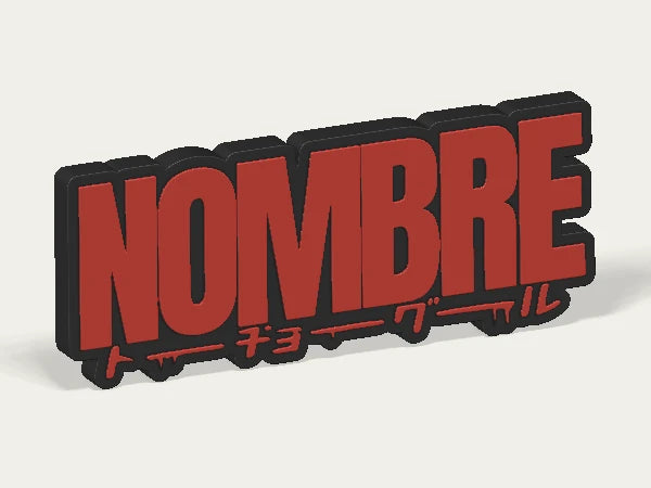 Letrero personalizado Tokyo Ghoul — diseño personalizado de ejemplo