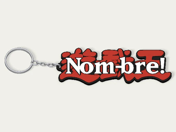 Llavero personalizado Yu-Gi-Oh! — diseño personalizado de ejemplo