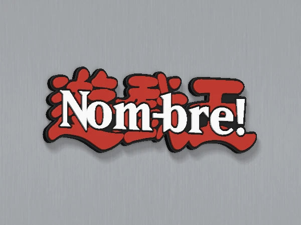 Imán personalizado Yu-Gi-Oh! — diseño personalizado de ejemplo